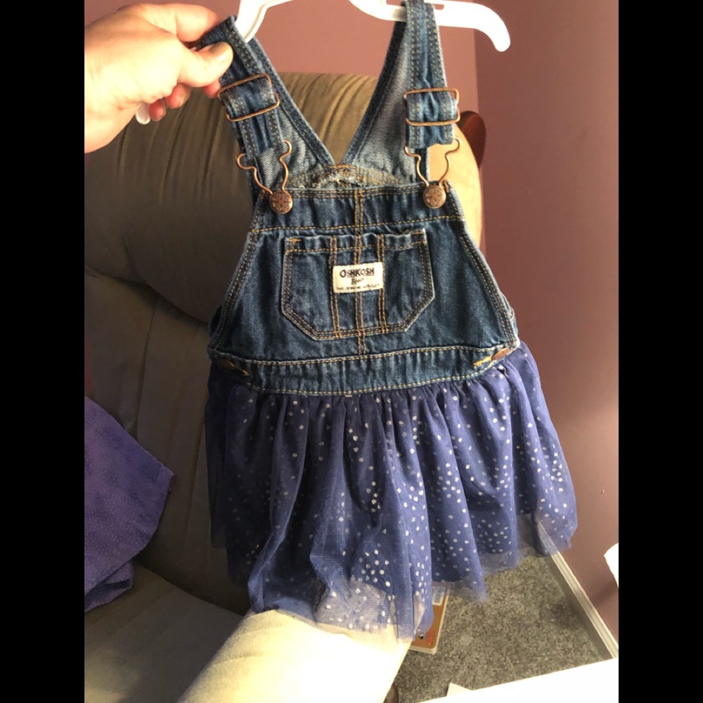 Oshkosh denim tulle jumper